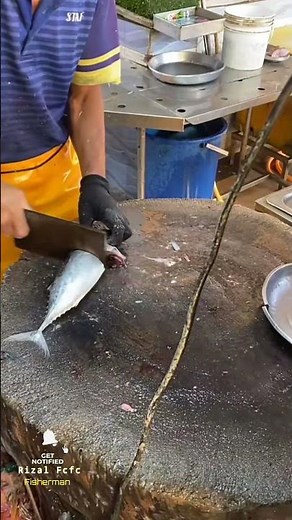 The Quick Skill of Cutting Skipjack Tuna Super Neatly and Cleanly | Professional Techniques #shorts