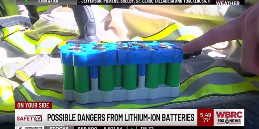 Safety check - lithium ion batteries