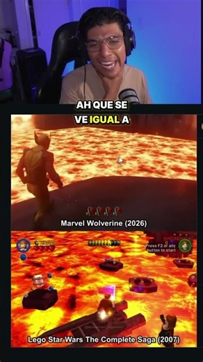 Lego Star Wars vs Wolverine: ¿La misma lava? 🌋 #marvel #humor #gaming #wolverine #legostarwars