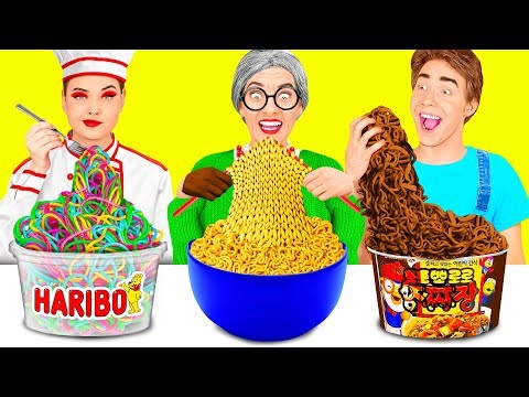 Eu vs Minha Vó No Desafio De Culinária | Receitas Saborosas de Cozinha por Best Funny Challenges