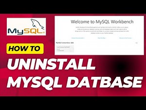 how to uninstall mysql connector in windows 10 | uninstall Mysql Database on windows 10
