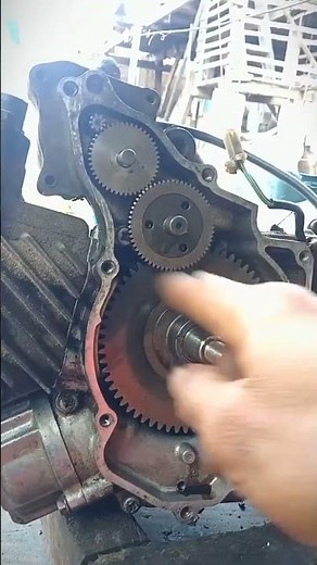 Kawasaki fury Starter motor and reduction gear rotation direction