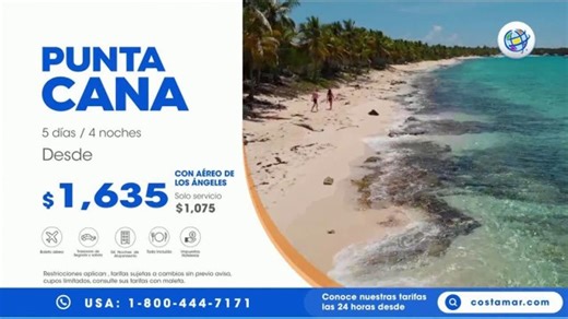 Costamar Travel TV Spot, 'Punta Cana, Costa Rica, París y Londres'