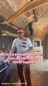Love how David and Harper spend time cooking together 🥰 | Heart