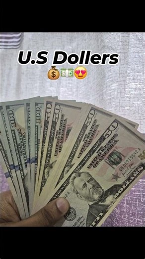 U.S Doller Currency $100 & $50 Bank Notes 💵💰 | #usdollar #banknotes #uscurrency