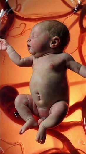 3D Animation: 10 Seconds of Fetal Growth ✨ #shorts #pregnancy #babyinwomb #baby