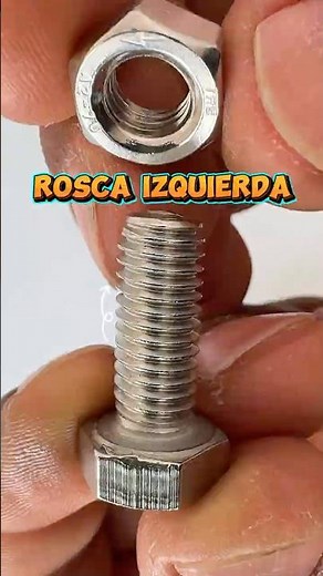 How a Left-Hand Thread Bolt and Nut Work #DIY #ReverseThread #Bolts #Mechanics