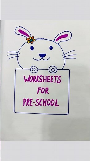 ✏️ Preschool Worksheets Idea | Fun Learning for Kids 🐰