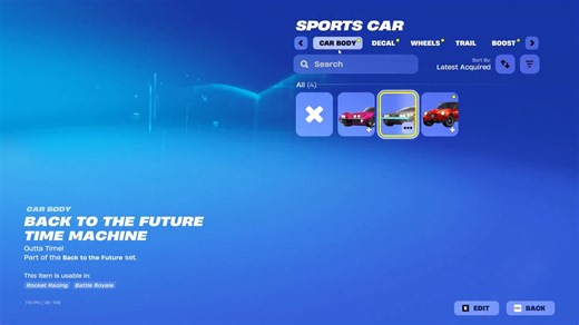 DeLorean Time Machine Coming to Fortnite Soon!