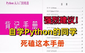 【强烈建议！】零基础小白入门必备，超全语法！从入门到进阶（附PDF）背完64页你的Python就牛了！！