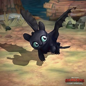 33K views · 444 reactions | Please take a moment to enjoy this adorable baby Night Fury . In two days, you can start earning Toothless’ trust to have him back by your side to defend Berk! | DreamWorks Dragons: Titan Uprising | Facebook