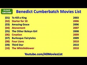 Benedict Cumberbatch Movies List