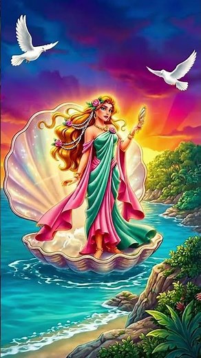 The Birth of Aphrodite from Sea Foam Near Cyprus