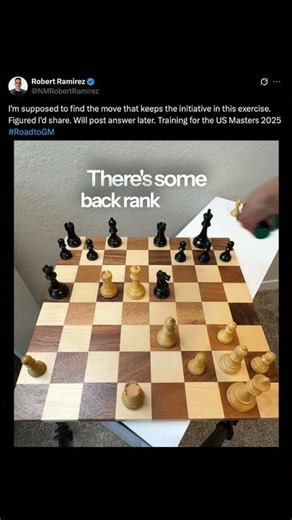 Only One Move Keeps the Initiative — Can You Find It