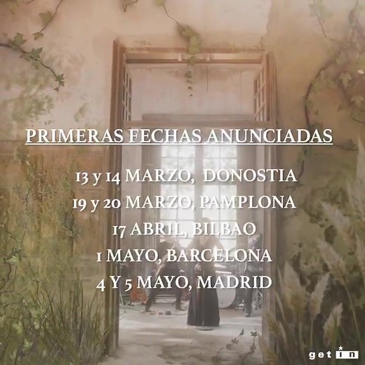 ¡¡Hoy a partir de las 11:00 las entradas estarán disponibles en https://laorejadevangogh.com/conciertos/ | La Oreja de Van Gogh - Oficial