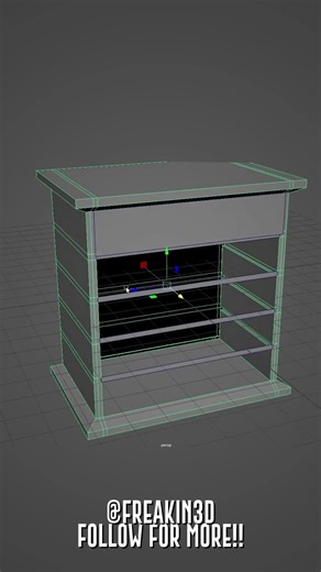 3d Props Modeling- Drawer pt02
