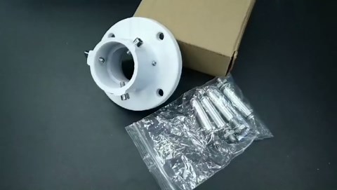 Heavy-Duty Aluminum Pendant Ceiling Mount Bracket - Universal for Dahua/HikVision PTZ/Dome Cameras, Indoor/Outdoor, Waterproof, 110x60mm