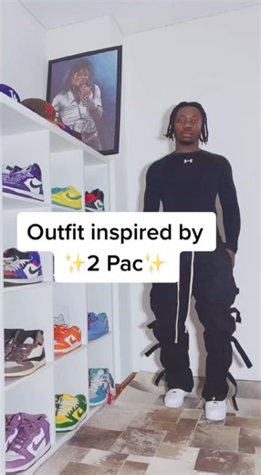 2 Pac inspired outfit Pt.1 : #2pac #outfit #shorts