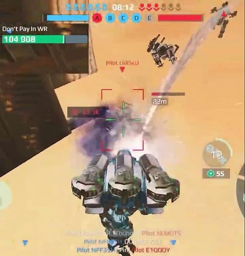 I'm Having A Bad Bad Day - War Robots Fury Triple Thunder Gameplay Private 3 #warrobots #pixonic
