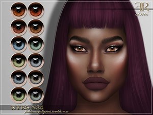 FashionRoyaltySims' Sims 4 Eye Colors