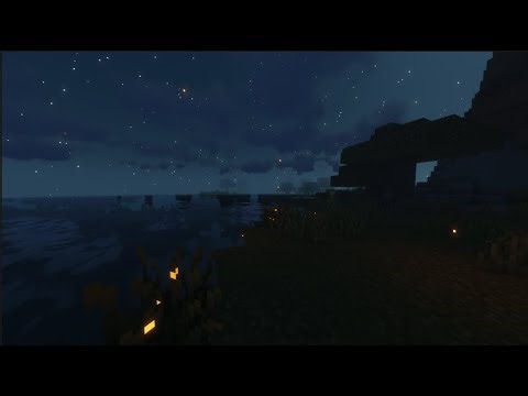 Minecraft Gameplay With Shaders (VISUAL ASMR 60 fps/4k)