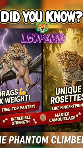 Leopard Are Built Different #leopard #bigcats #wildlife #shorts