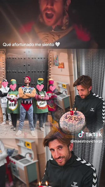 Los años, como los sueños, hay que cumplirlos 😊 GRACIAS. Qué afortunado me siento ❤️ #cumpleaños #maestro #colegio