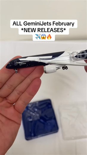 GeminiJets February New Releases! Let me know in the comments which release is your favorite!✈️😱🔥 #geminijets #boeing #airbus #aviationlife #pilot | GeminiJets
