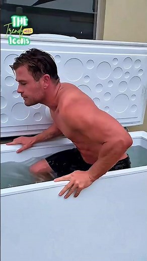 Chris Hemsworth Ice Bath Challenge In Winter Is OG #chrishemsworth