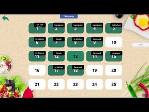 Restaurant process automation and menu app (PowerApps)