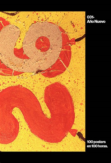 031 - Año Nuevo 100 posters en 100 horas Todos los posters estan gratis para descargar en mi perfil. #diseño #poster #parati #diseñoposter #diseñodeposters