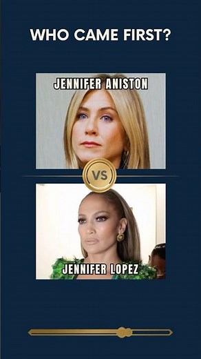 Jennifer Aniston or Jennifer Lopez — who's older? 🎬
