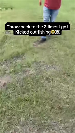 Not me making another cast after he kicked me out💀💀 #privateproperty #fishingtiktoks #pondfishing #outdoors