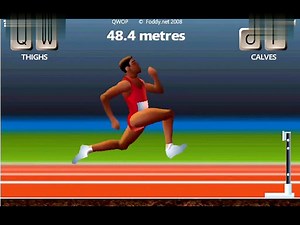 鬼畜FLASH游戏《QWOP》世界最速100米录像