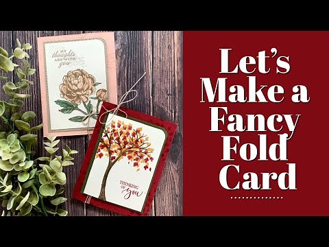 How to Make a Fancy Fold Greeting Card the Easy Way