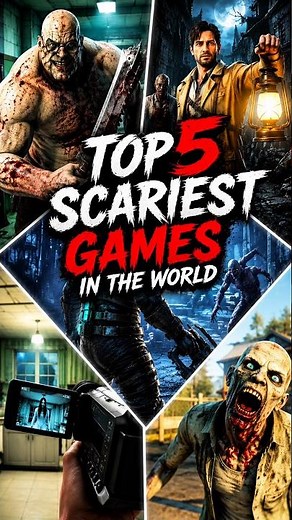 7 Most Horror Games In the World 🤯 #games