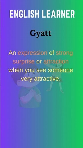 Gyatt - Meaning With An Example #wordoftheday #shortsfeed #gyatt