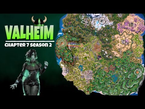 Fortnite Chapter 7 Season 2 VALHEIM Map Concept