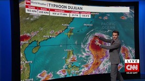 Typhoon Dujuan intensifies on way to Taiwan