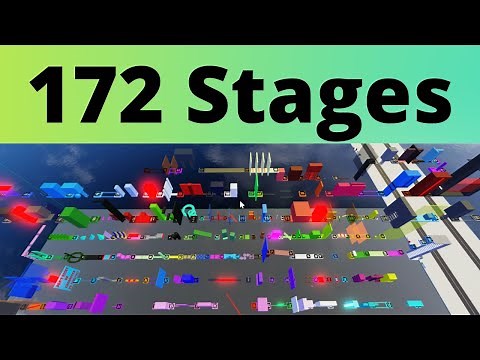 The Obby creator jump per difficulty chart obby FINALE | 172 stages!