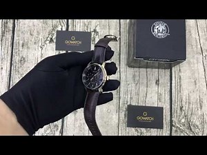 CITIZEN Dress Eco-Drive Black Dial Brown Leather Men's Watch BU2013-08E