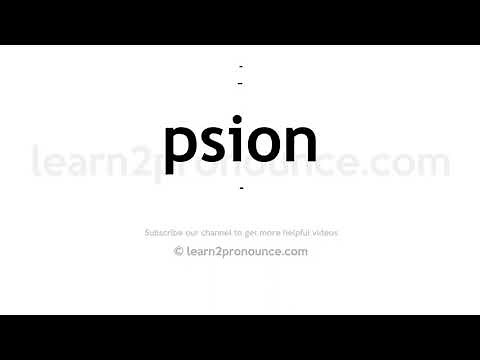 How to pronounce Psion | English pronunciation