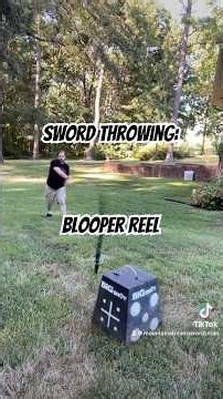 Sword throwing bloopers #hema #funny #martialarts #sword