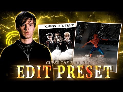 BEST TRIO FULL EDIT PRESET IN ALIGHT MOTION