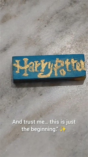 Magic on a Jenga block! ⚡🪄 Which character next? 👇 #HarryPotter #JengaArt #Painting #Shorts #Art