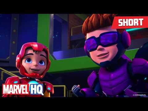 Hawkeyes Can't Fly | Meet Iron Man and his Awesome Friends | ‪@MarvelHQ‬ x ‪@disneyjr‬