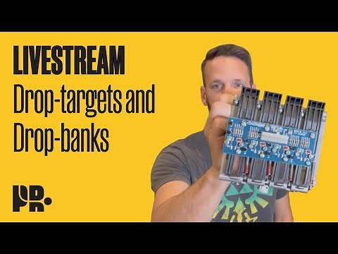 HOW TO MAKE A PINBALL MACHINE: Drop Target & Drop Banks