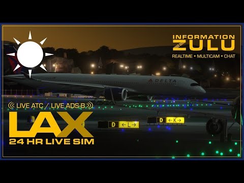 ✈️ LAX LIVE SIM | Morning Pacific Arrivals 6a–3p | ADS-B + Real ATC | KLAX LAX | APR 09 2026