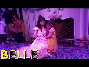Meeting Princess Belle and Ariel at Disney World's the Magic Kingdom! Great Character Meets!