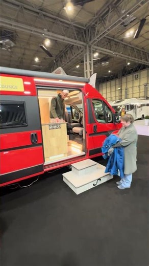 A trip to the Mega Mobil stand at the Caravan, Camping and Motorhome Show